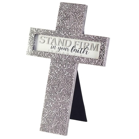 Dicksons Stand Firm In Your Metal Frame Cross Windchime WCM201